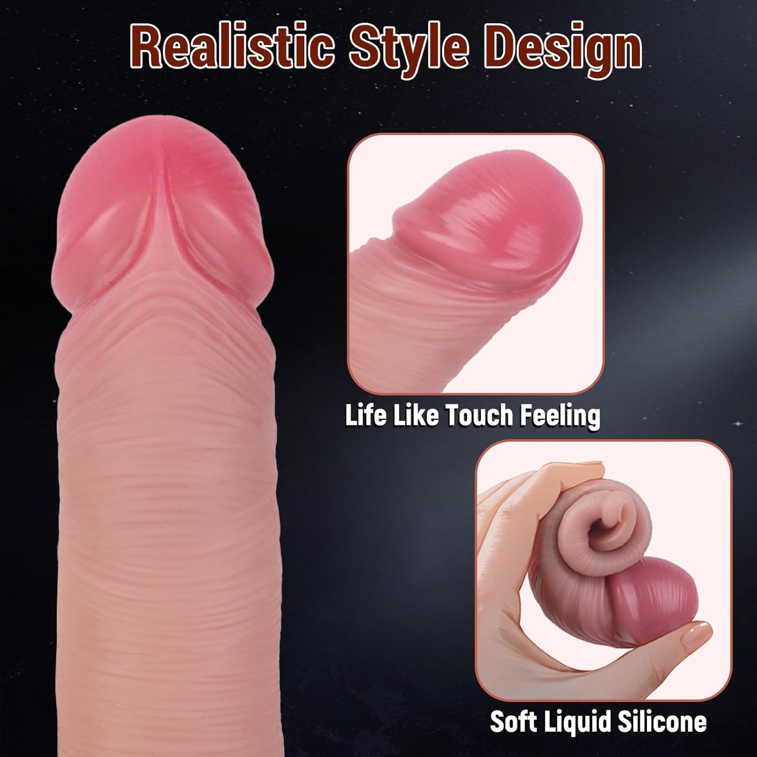 Skin Tone Penis Sleeve - 7.1"x1.57" - Image 3