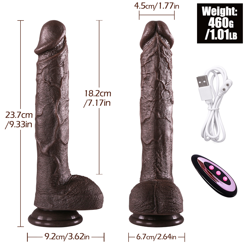 Black Heated Toy - 9.33"x1.77" - Image 7