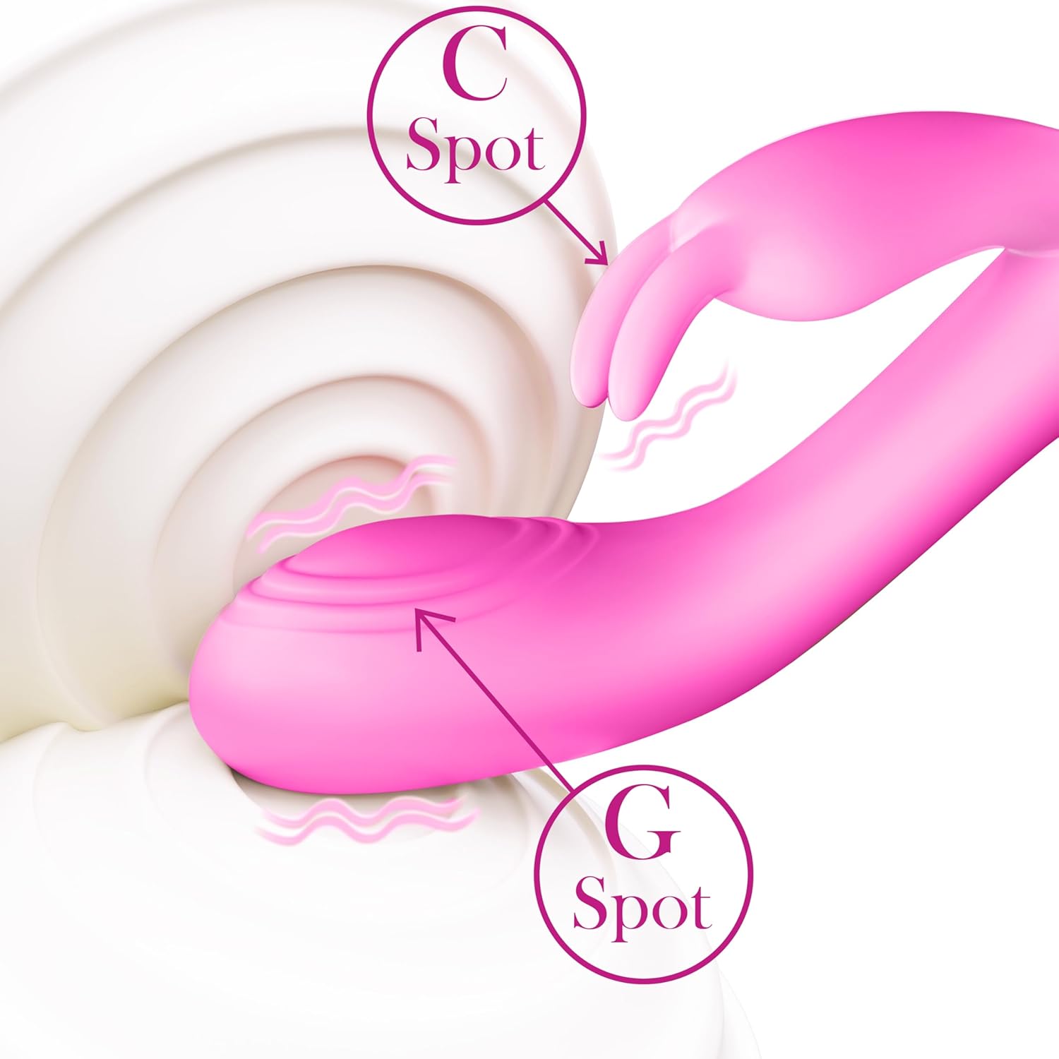 Pink Rabbit Wand - 7.3"x0.8" - Image 4