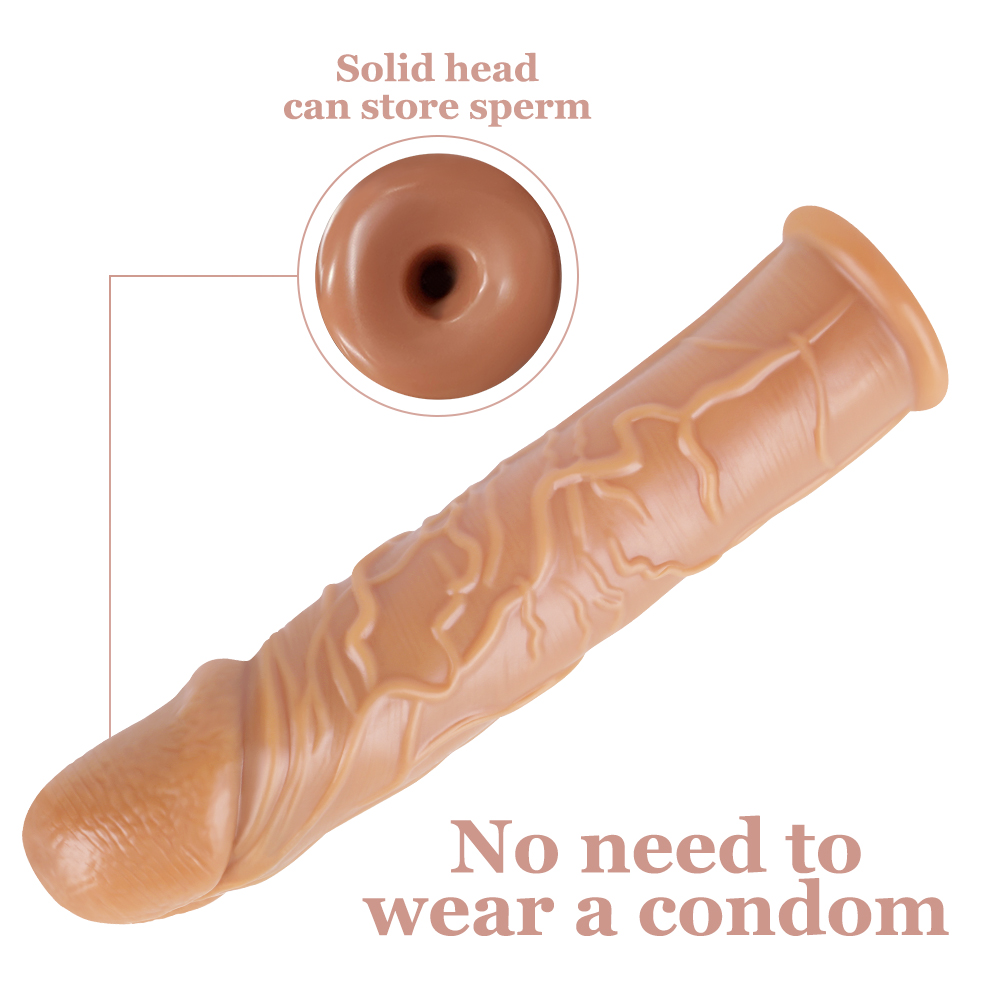 Skin Tone Penis Sleeve - 7.1"x1.57" - Image 7