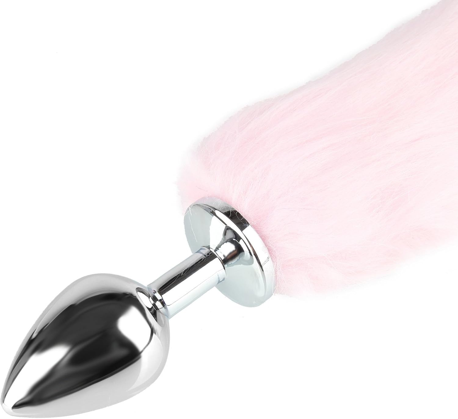 Pink Fox Tail Plug (S) - 0.9" Dia - Image 4