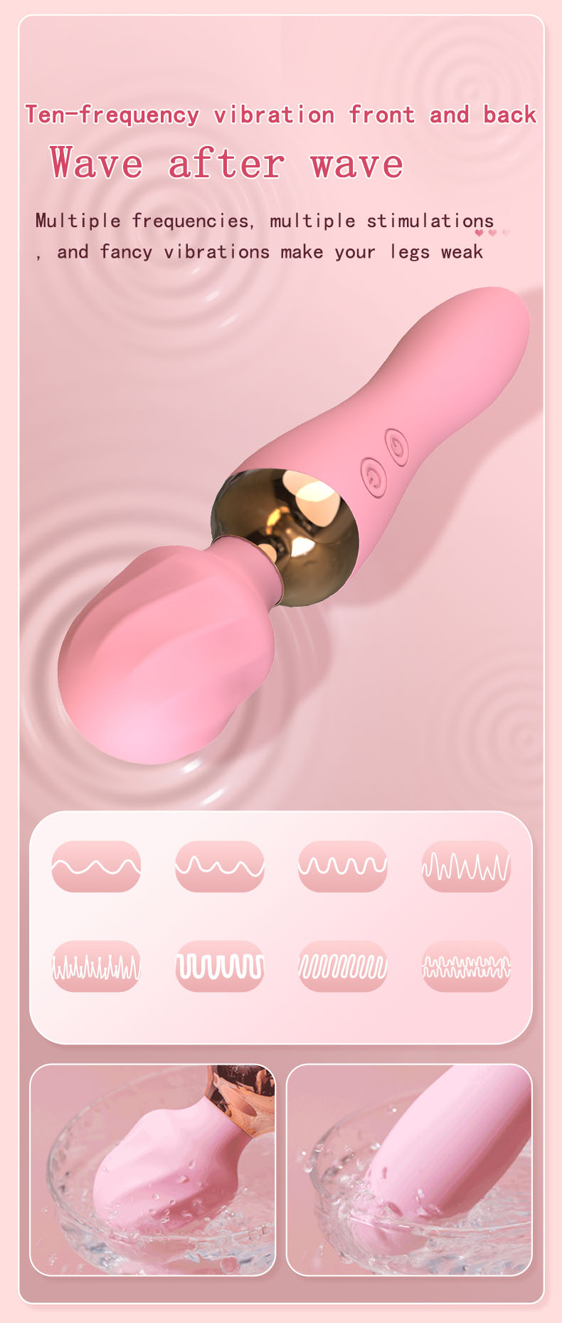 Purple Dual Head Vibe - 7.76x1.46" - Image 5