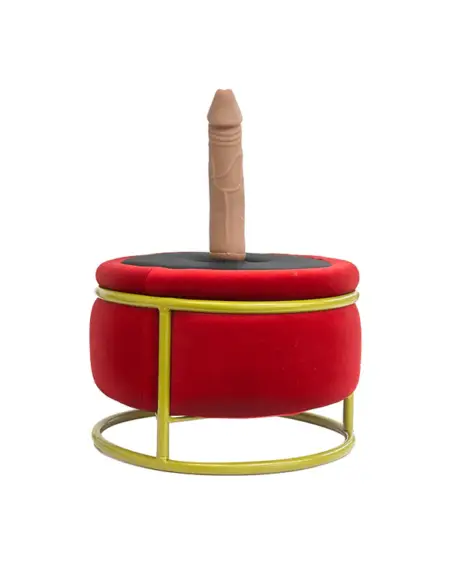 Red Seat Dildo Machine Chair Massage Seat